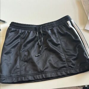 Bebe Black Athletic Mini Skirt